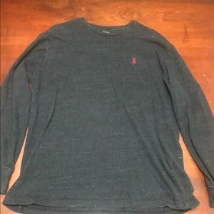 Men’s Polo long sleeve- dark grey